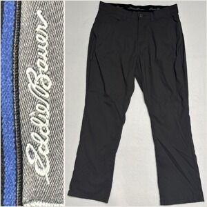 Eddie Bauer Mens Dark Gray Stretch Water Repellent Outdoor Pants 36x30